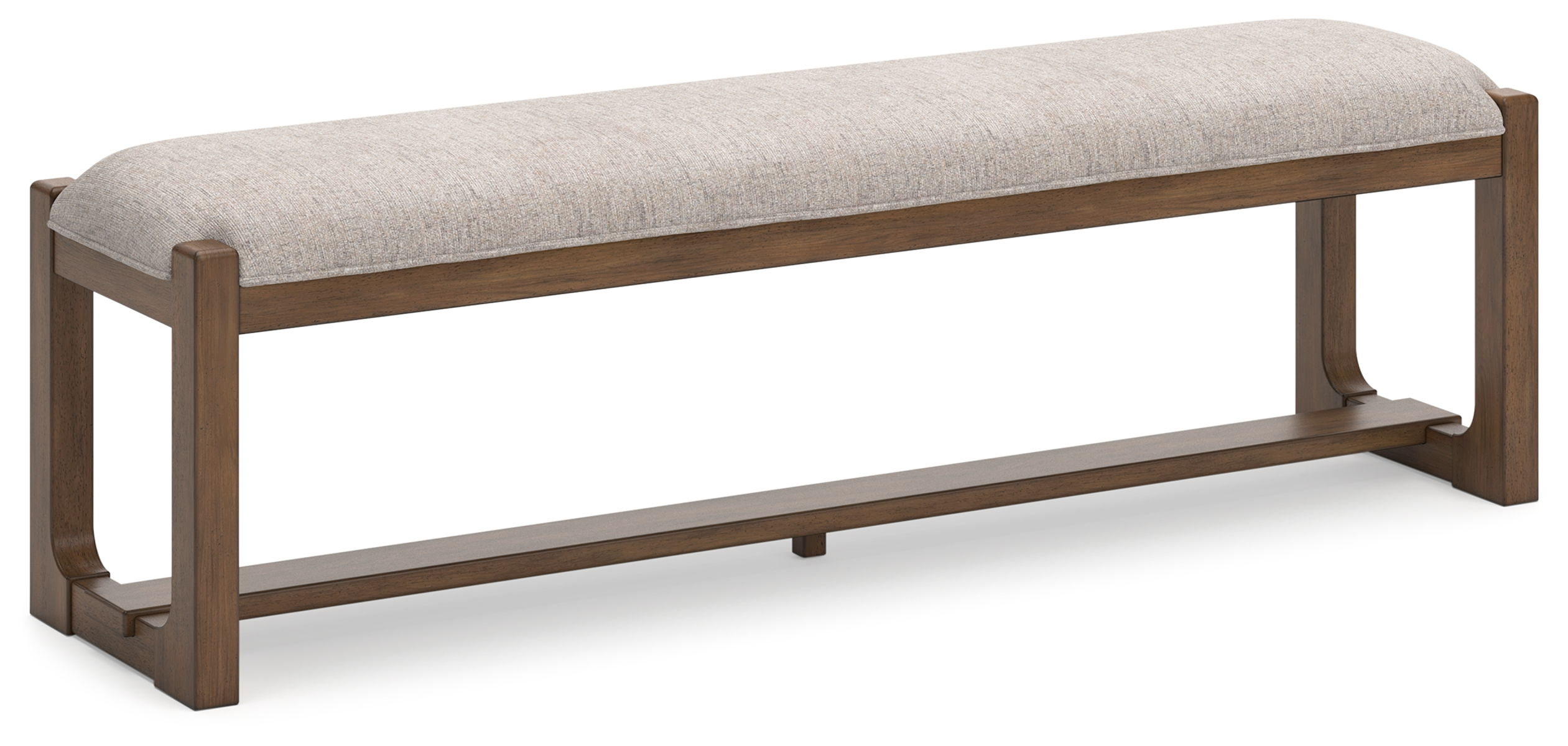 Cabalynn – Oatmeal / Light Brown – Large Uph Dining Room Bench