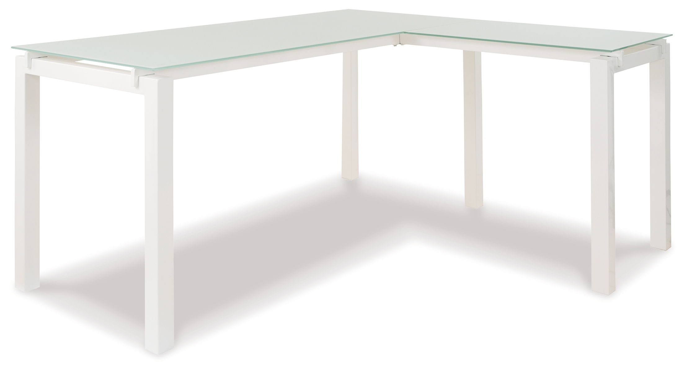 Baraga – White – L-Desk