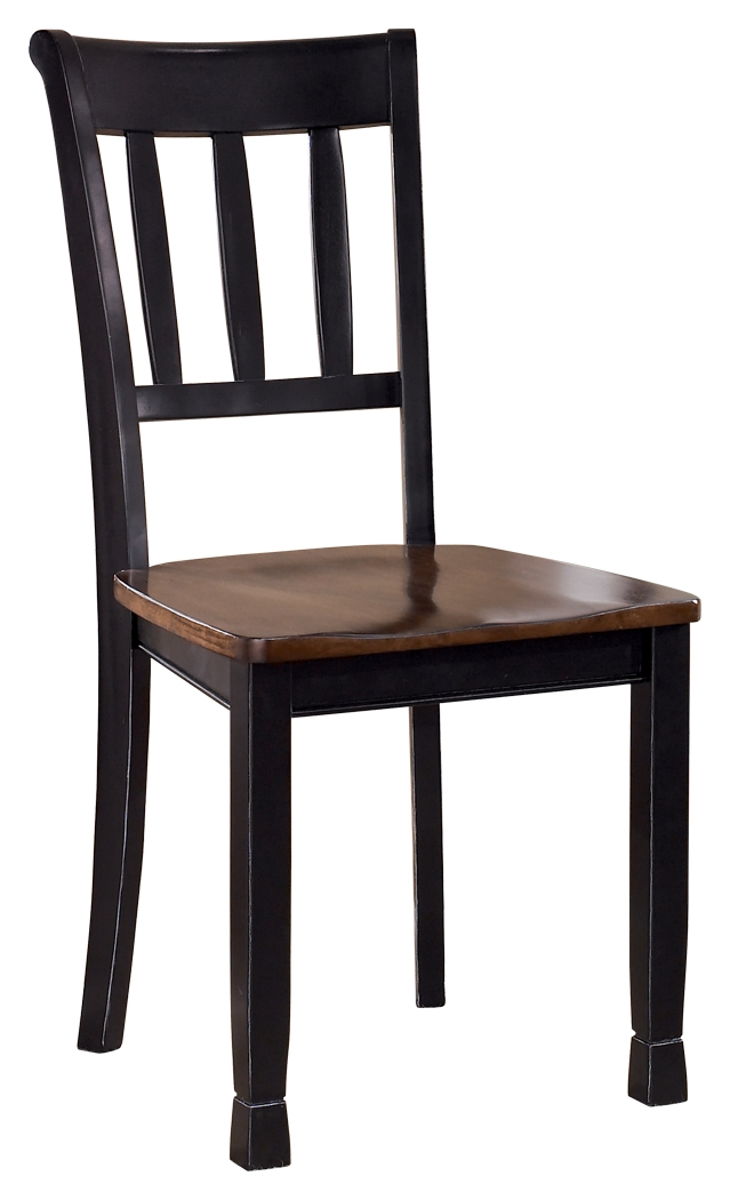 Owingsville – Black / Brown – Dining Room Side Chair (Set of 2)