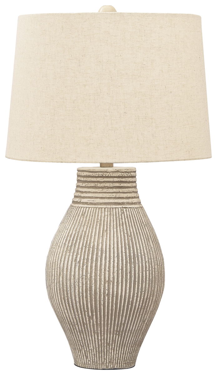 Layal – Beige – Paper Table Lamp