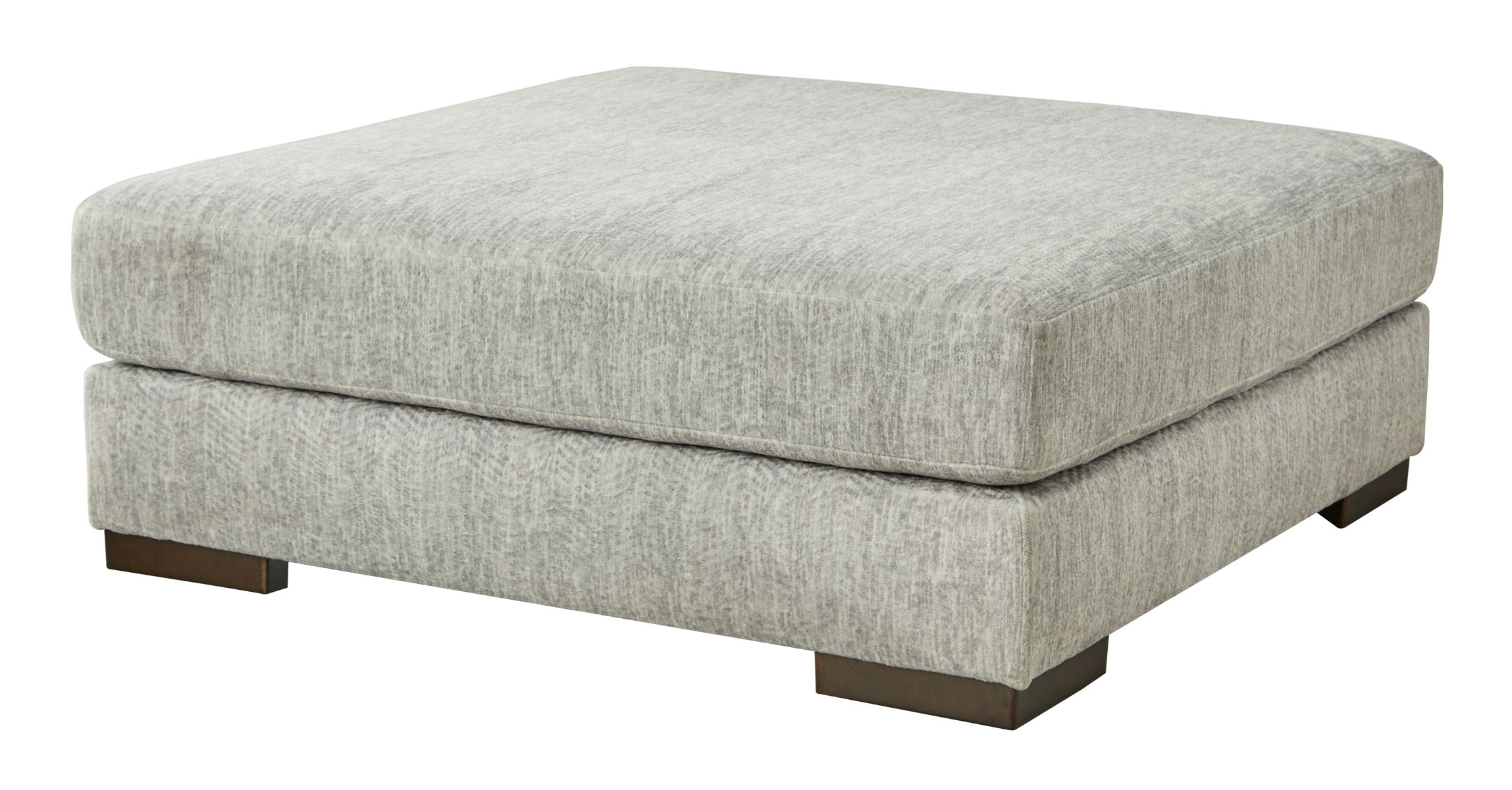 Regent Park – Pewter – Oversized Accent Ottoman