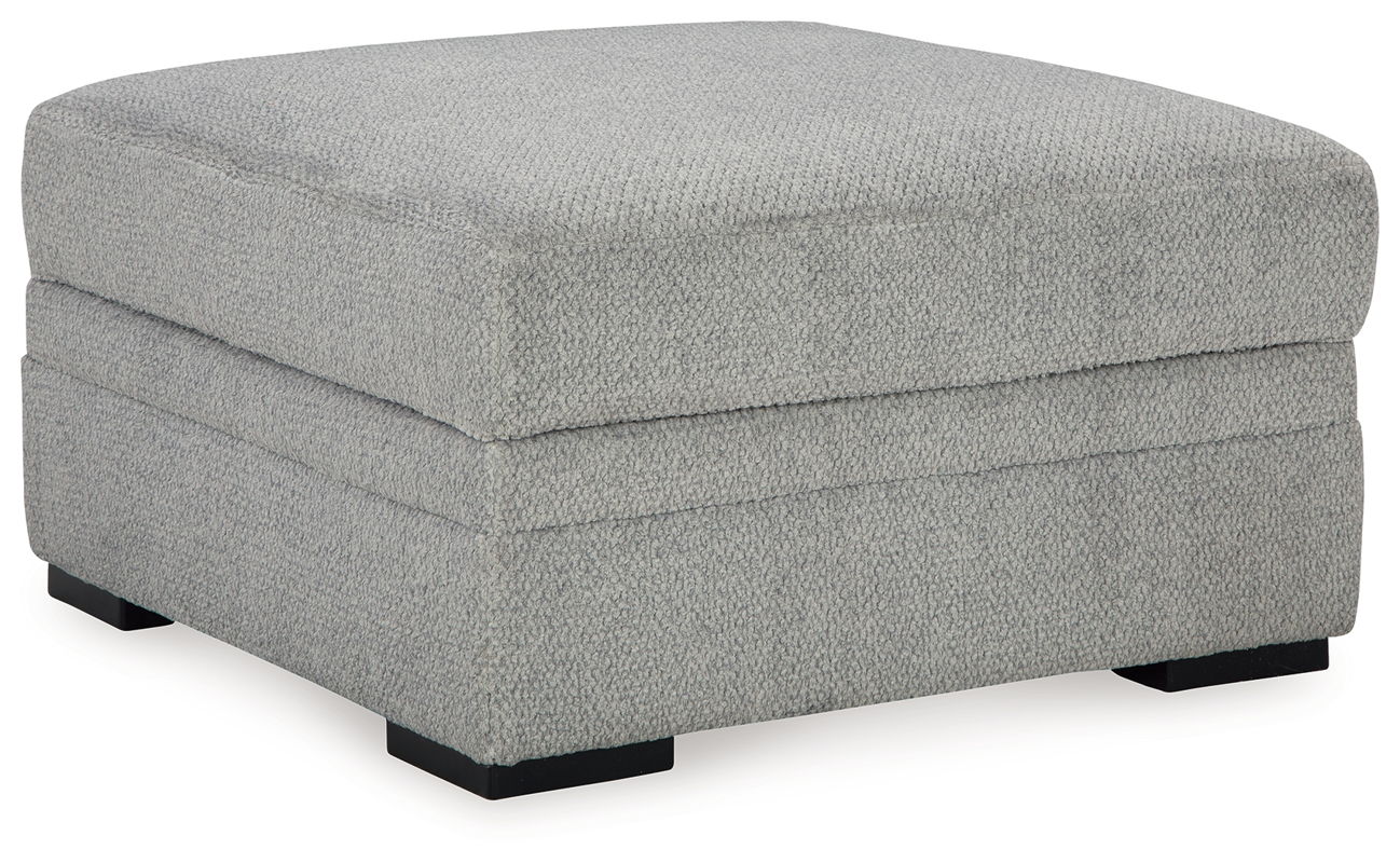 Casselbury – Cement – Ottoman With Storage