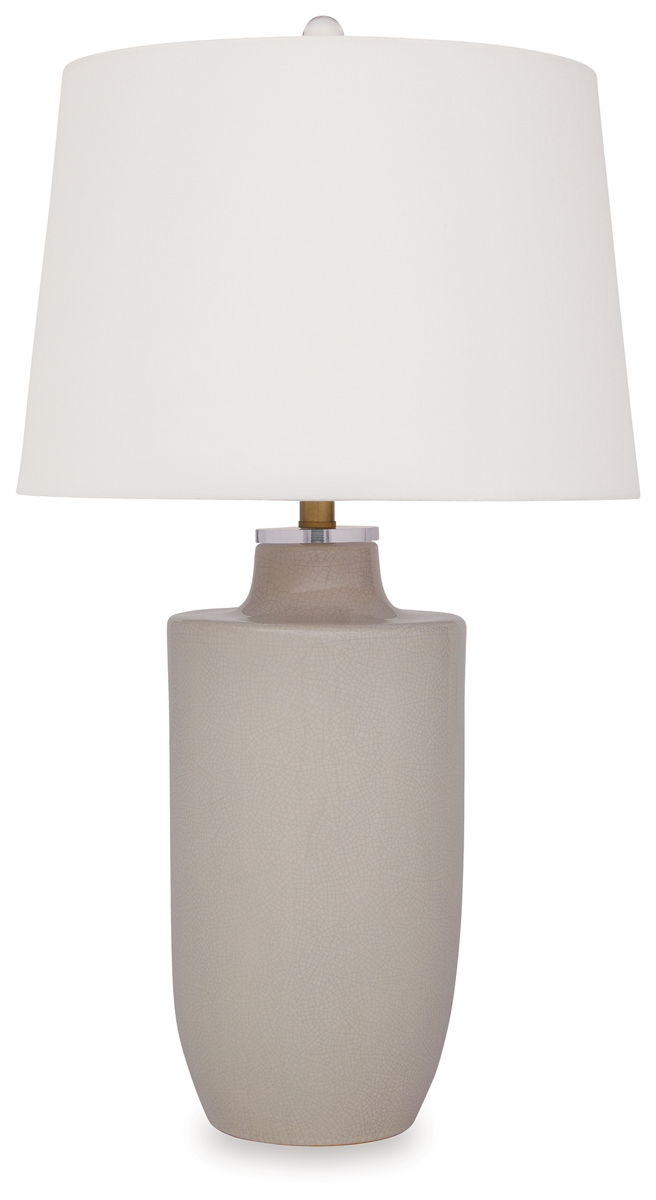 Cylener – Off White – Ceramic Table Lamp