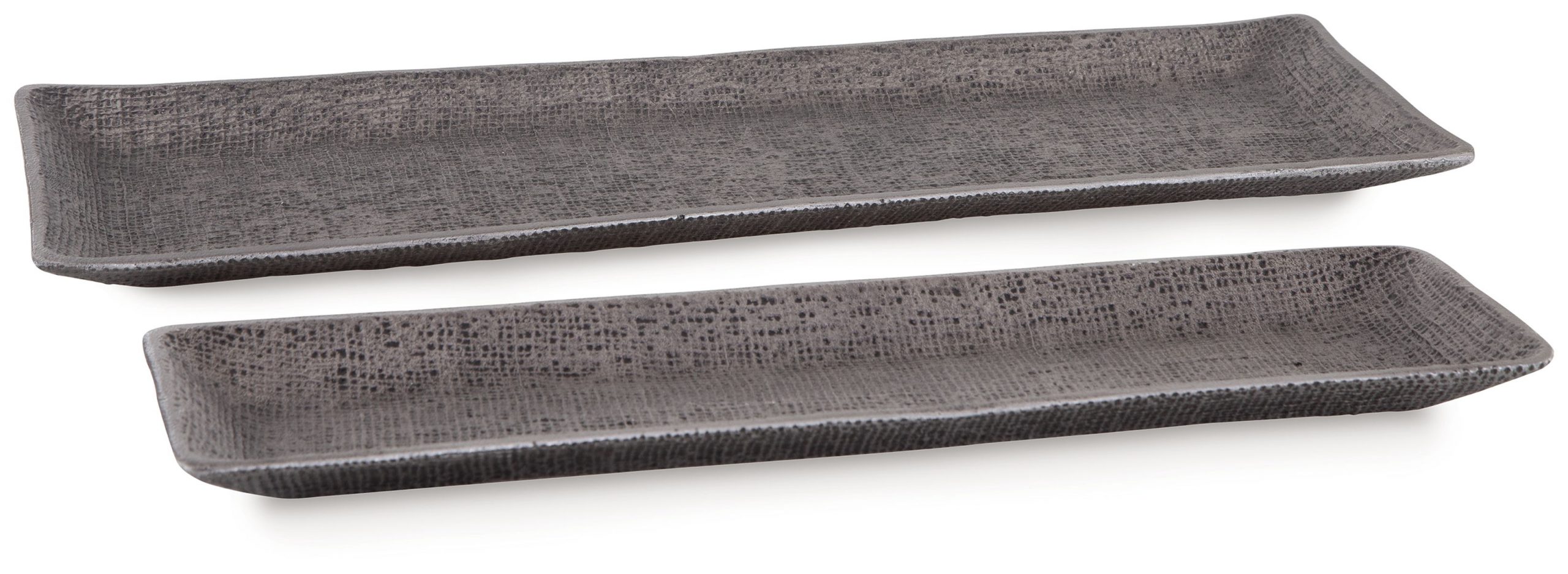 Garekton – Pewter Finish – Tray Set (Set of 2)