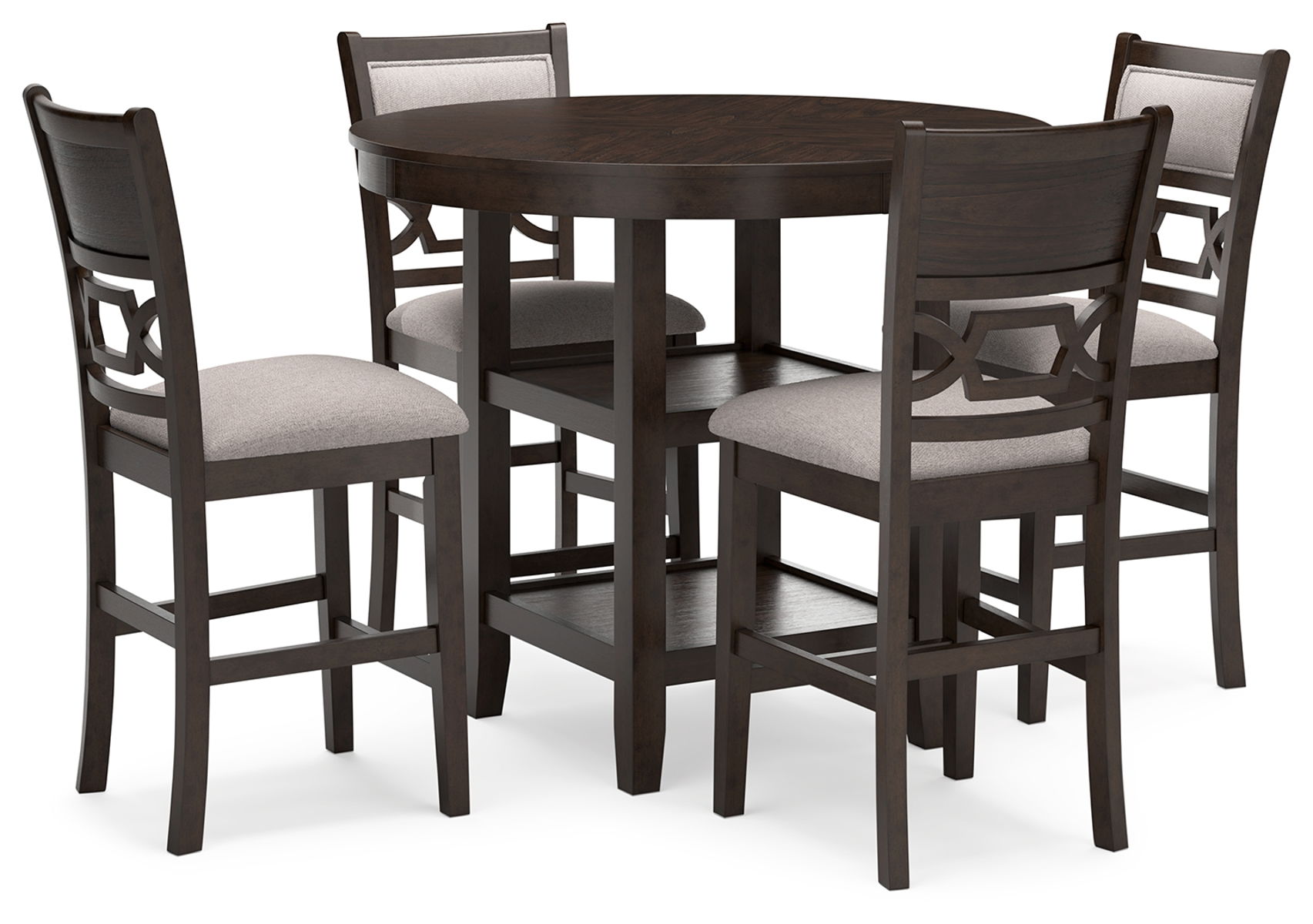 Langwest – Brown – Dining Room Counter Table Set (Set of 5)