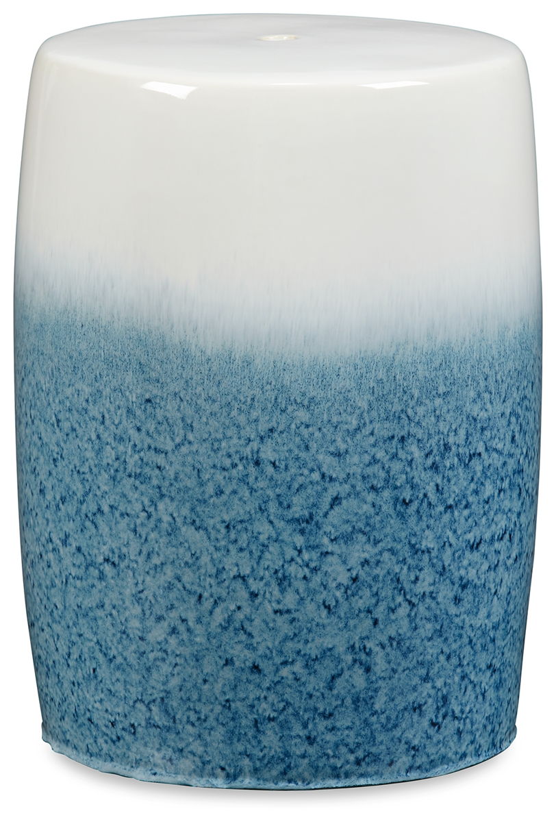 Ikegrove – White / Blue – Stool