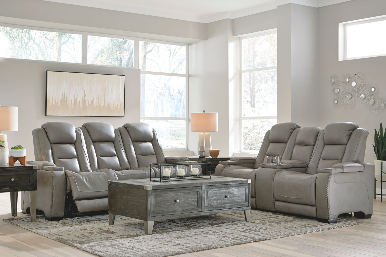 The Man-den – Reclining Living Room Set