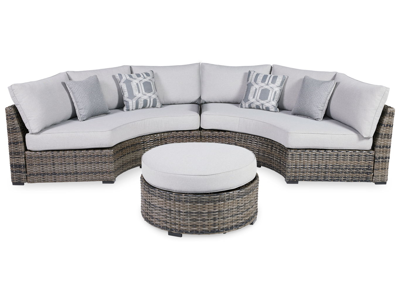 Harbor Court – Dark Gray – 3 Pc. – Sectional Lounge Set