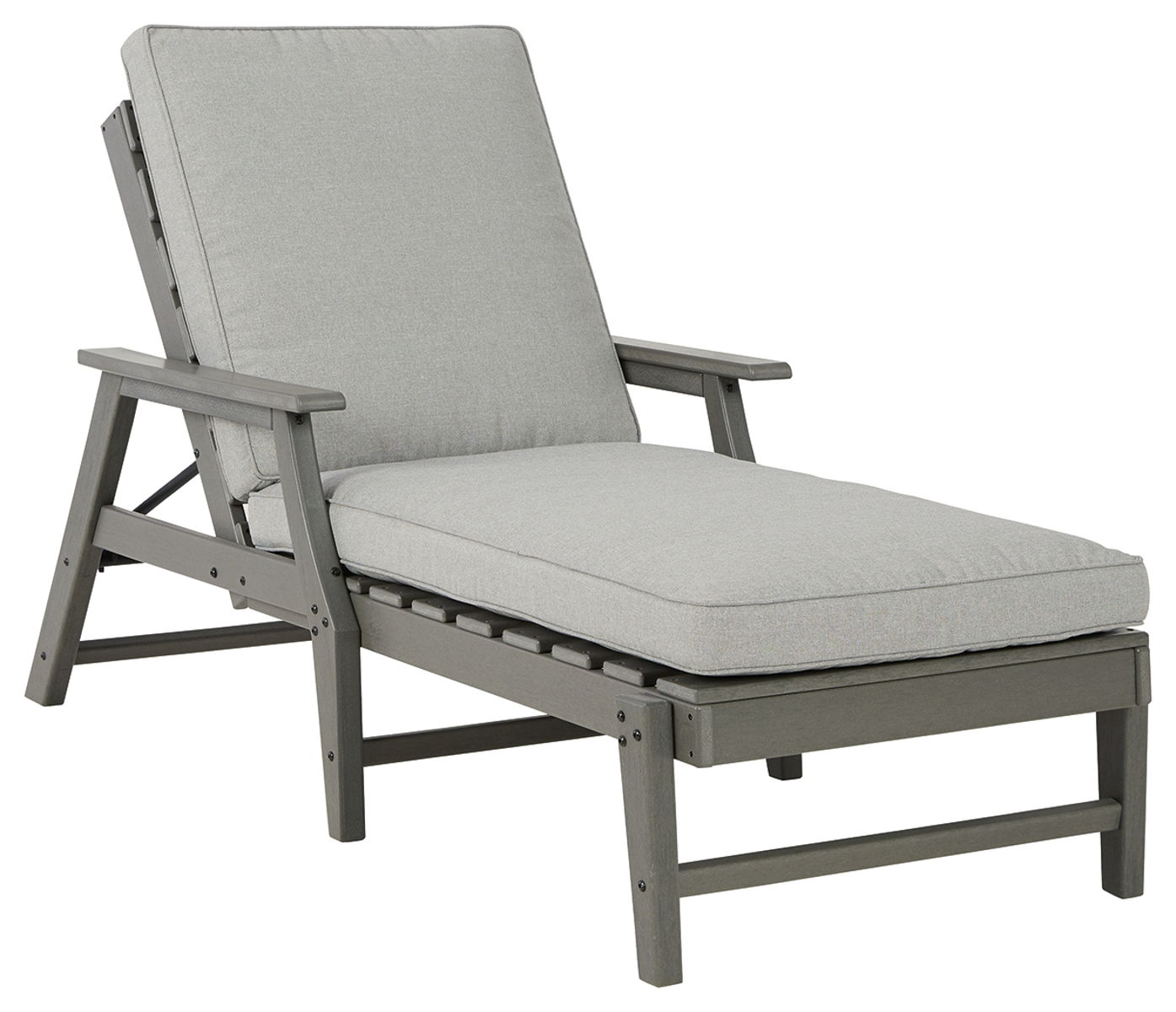 Visola – Gray – Chaise Lounge with Cushion