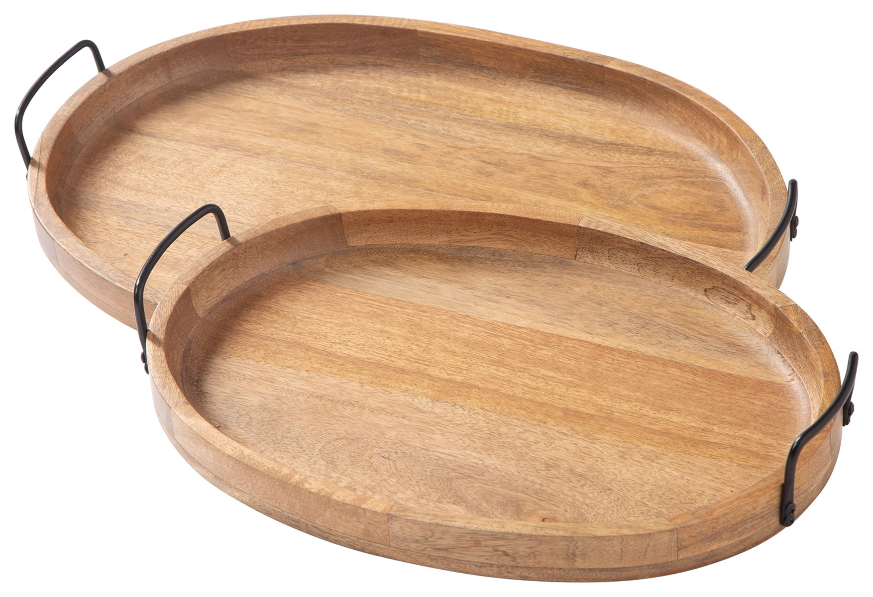 Jocelyne – Brown / Black – Tray Set (Set of 2)