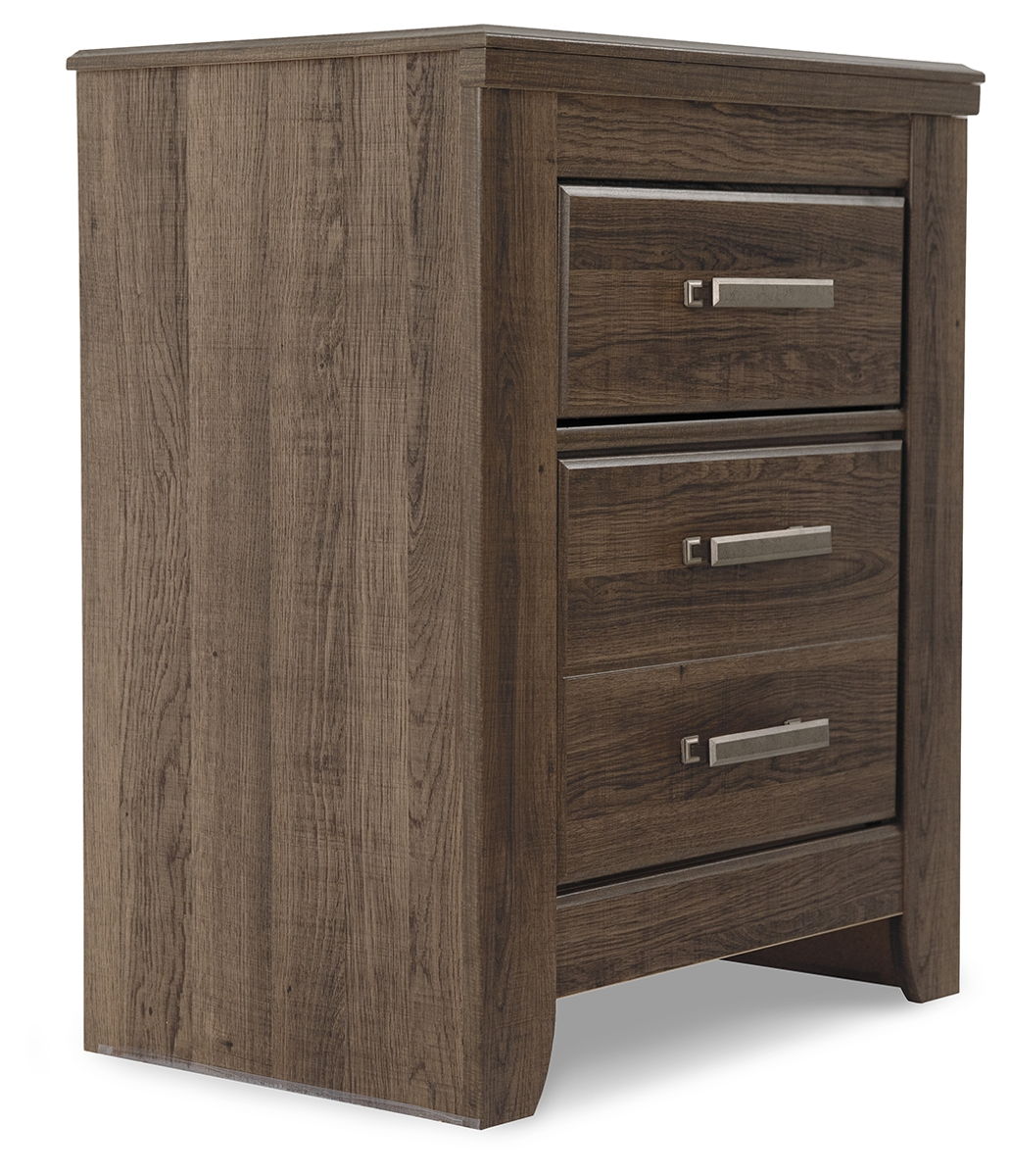 Juararo – Dark Brown – Two Drawer Night Stand