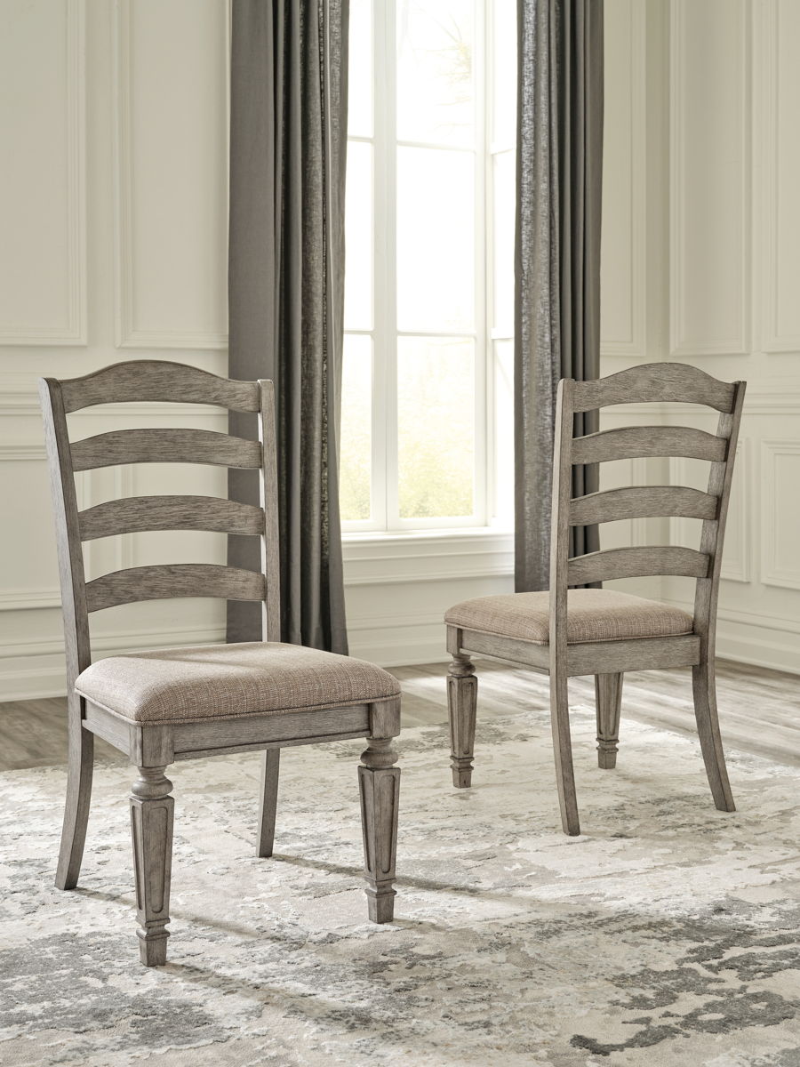 Lodenbay – Antique Gray – Dining UPH Side Chair (Set of 2)