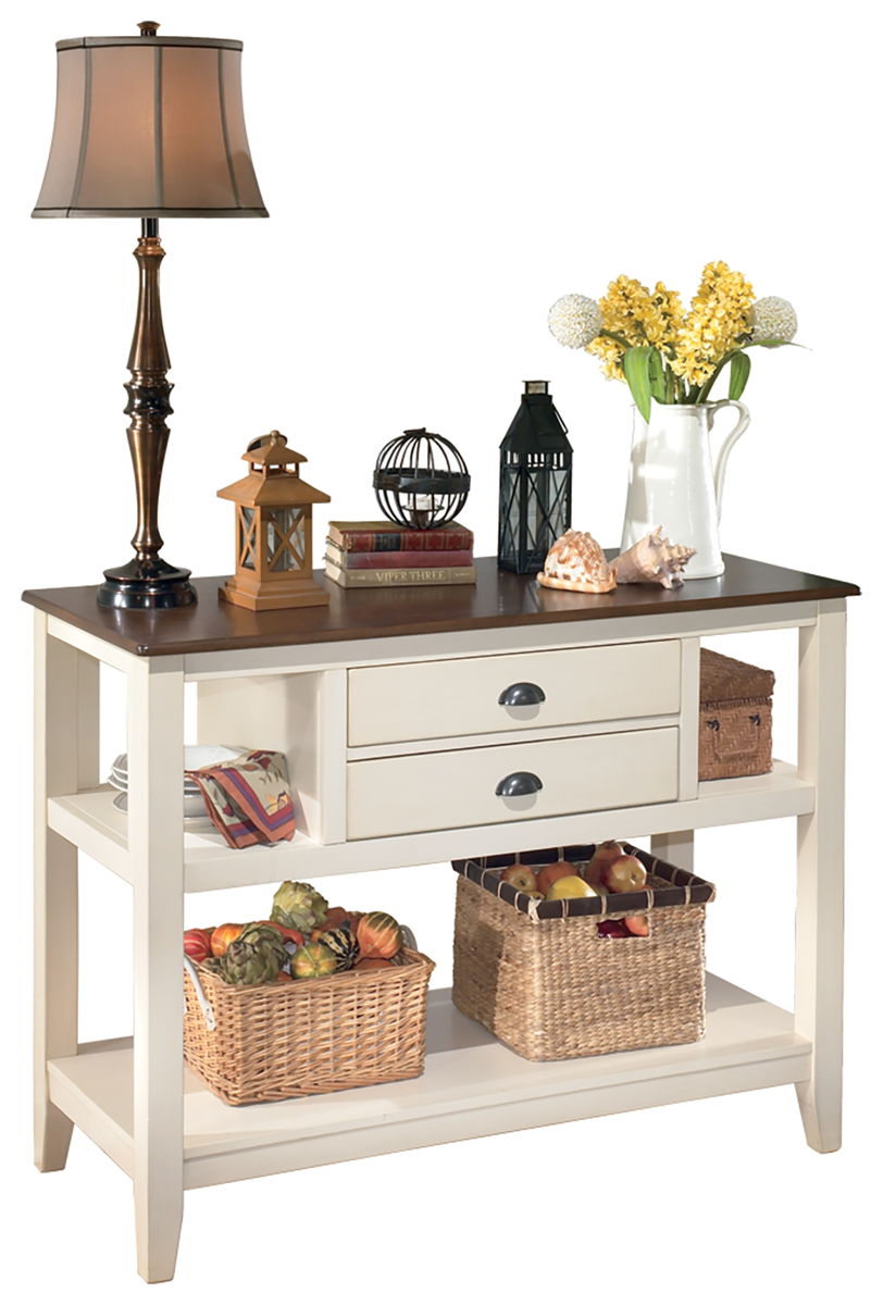 Whitesburg – Brown / Cottage White – Dining Room Server