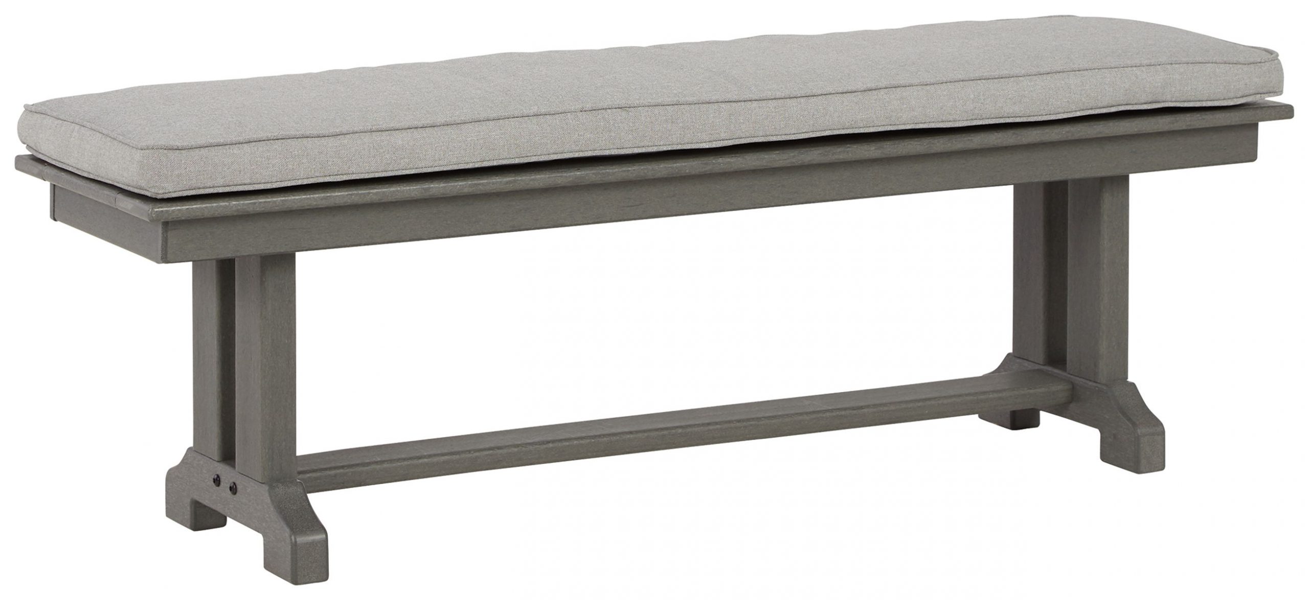 Visola – Gray – Bench with Cushion