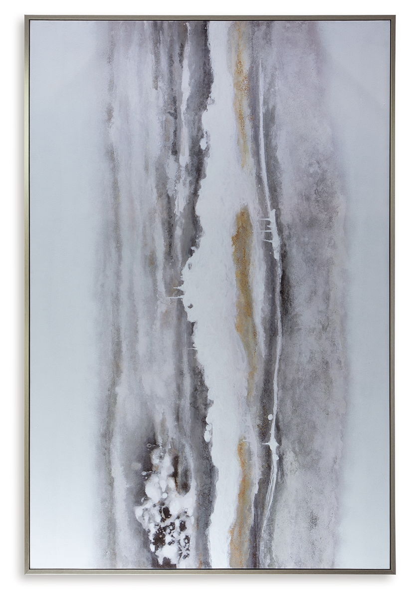 Acebell – Gray / White – Wall Art