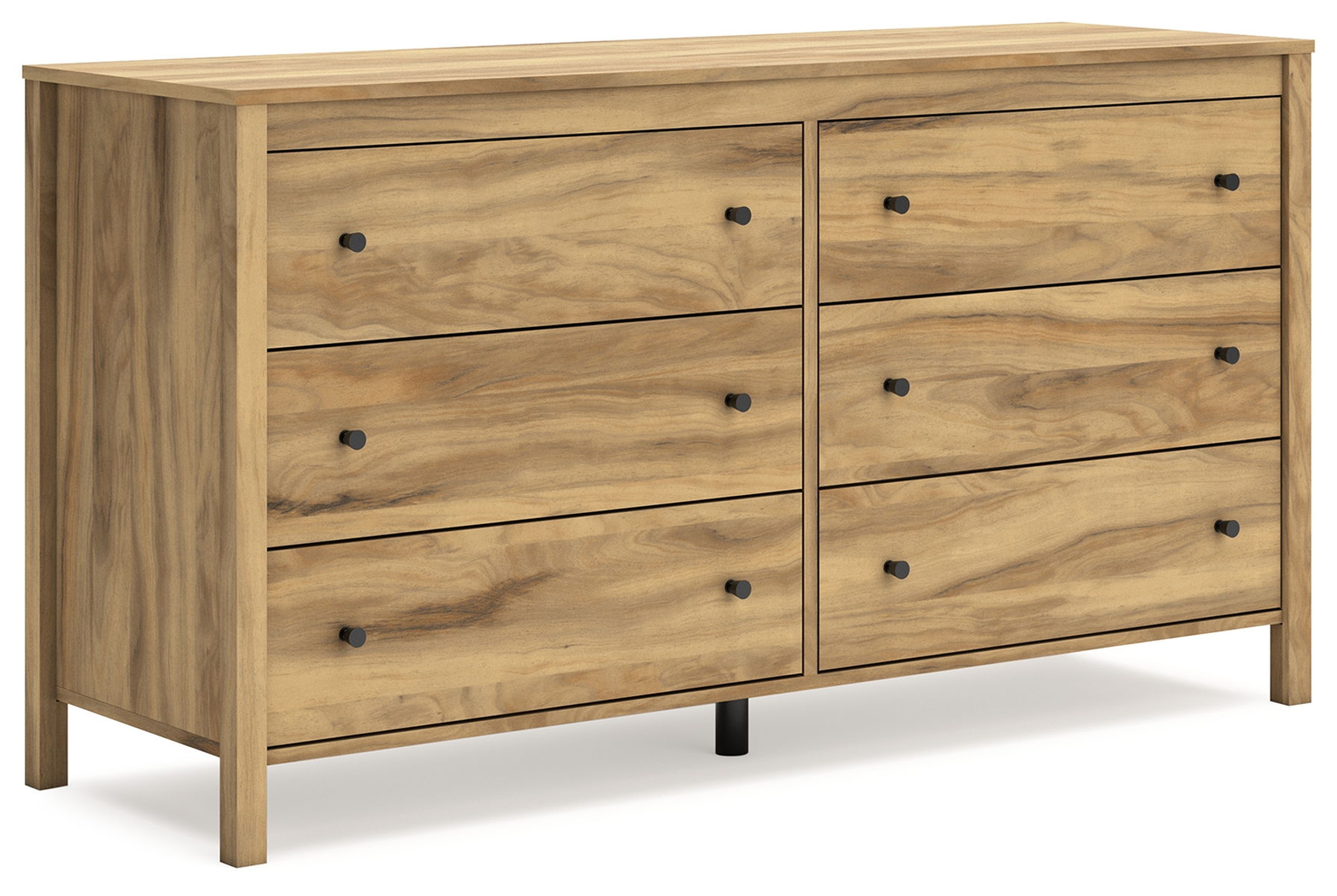 Bermacy – Light Brown – Six Drawer Dresser