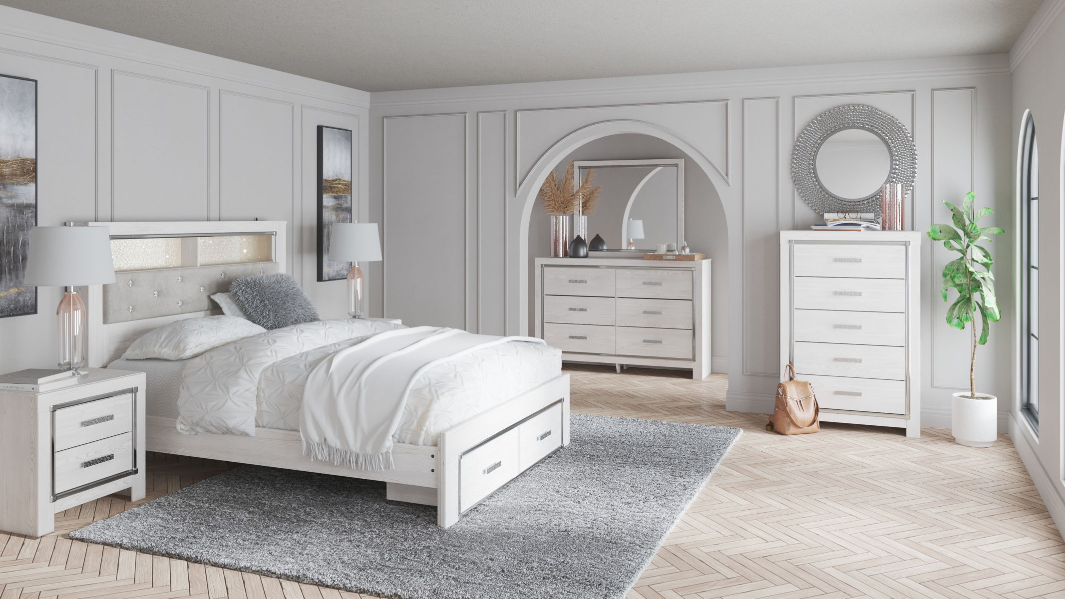 Altyra – Bookcase Bedroom Set