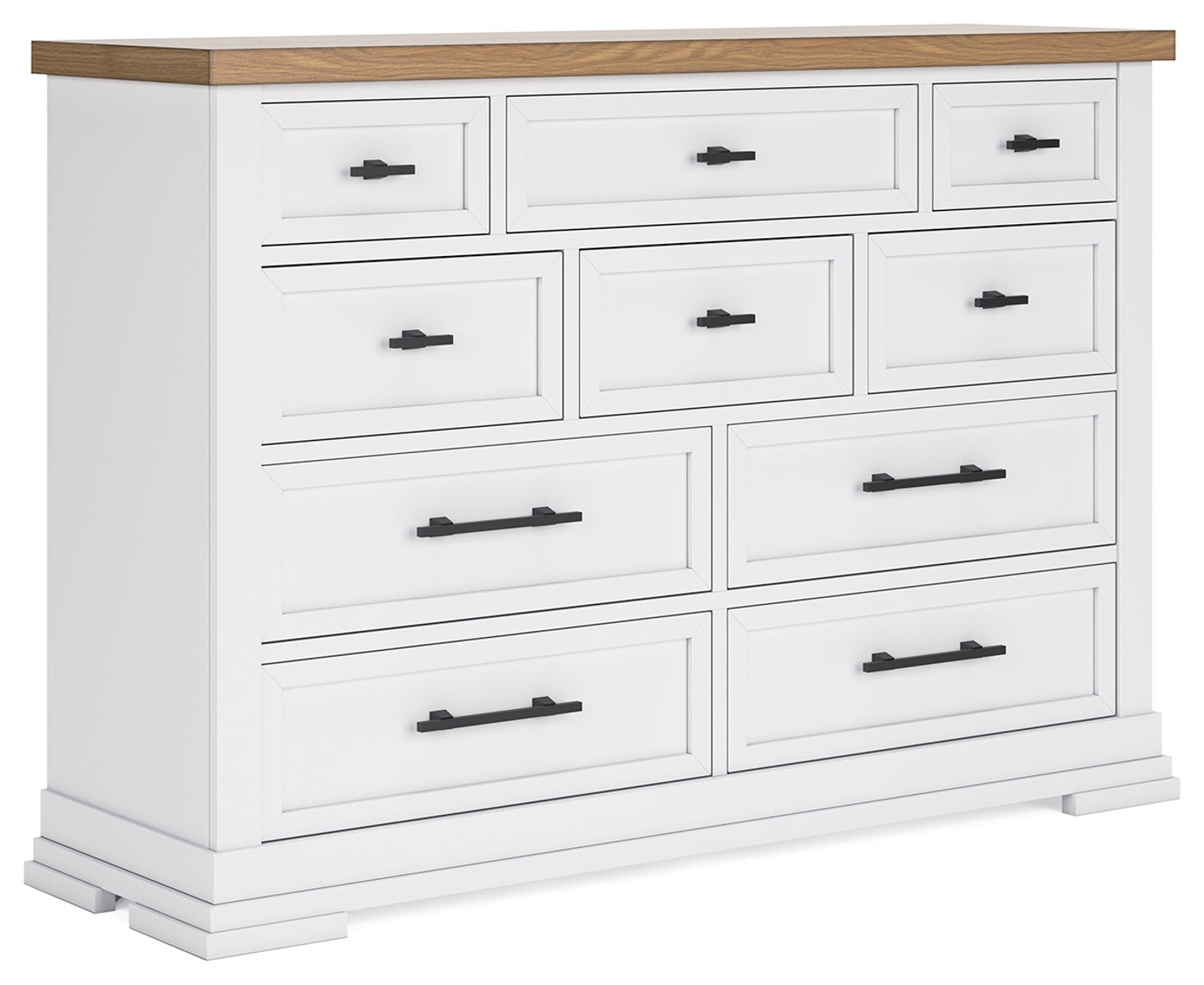 Ashbryn – White / Natural – Dresser