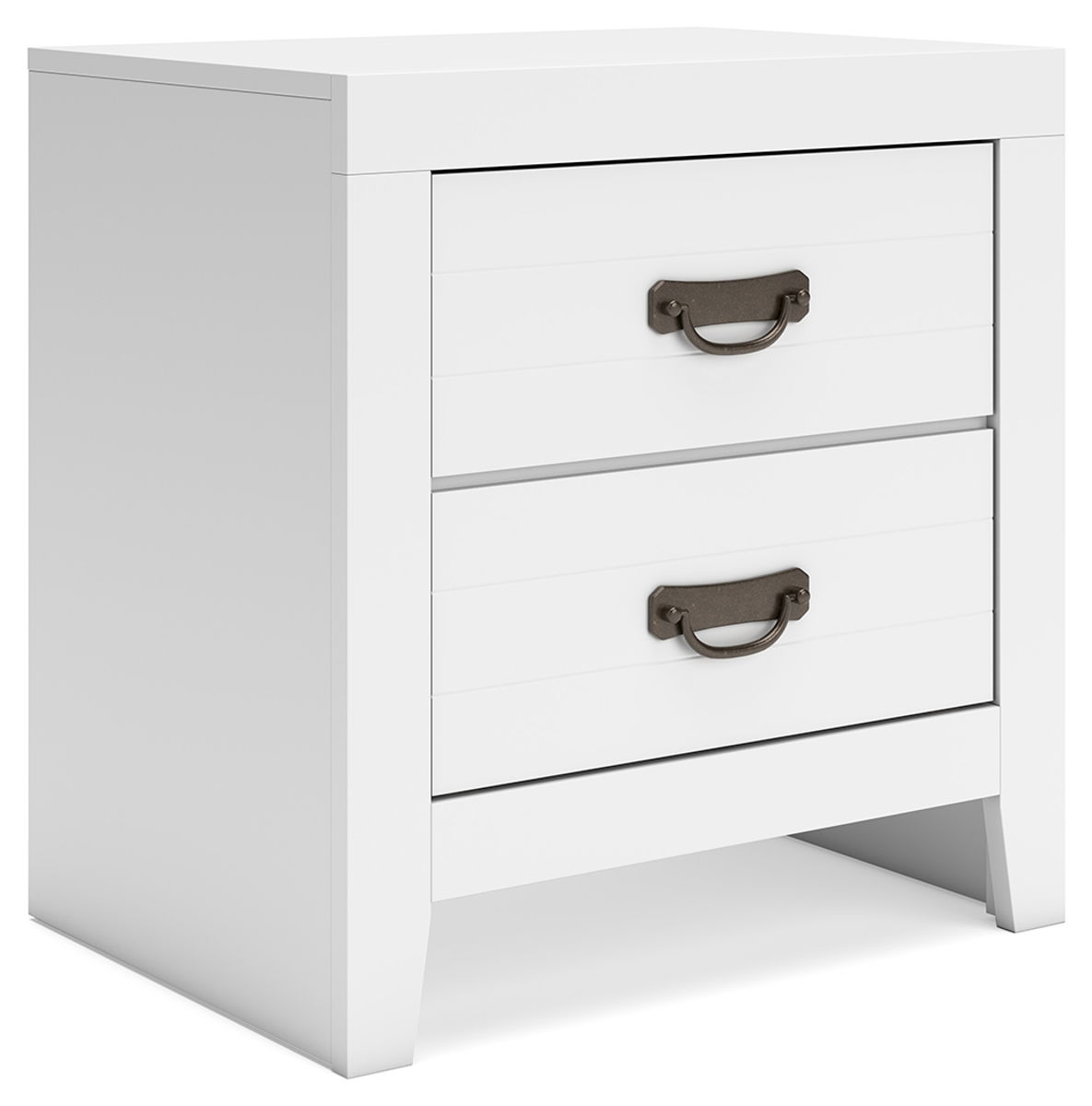 Binterglen – White – Two Drawer Night Stand