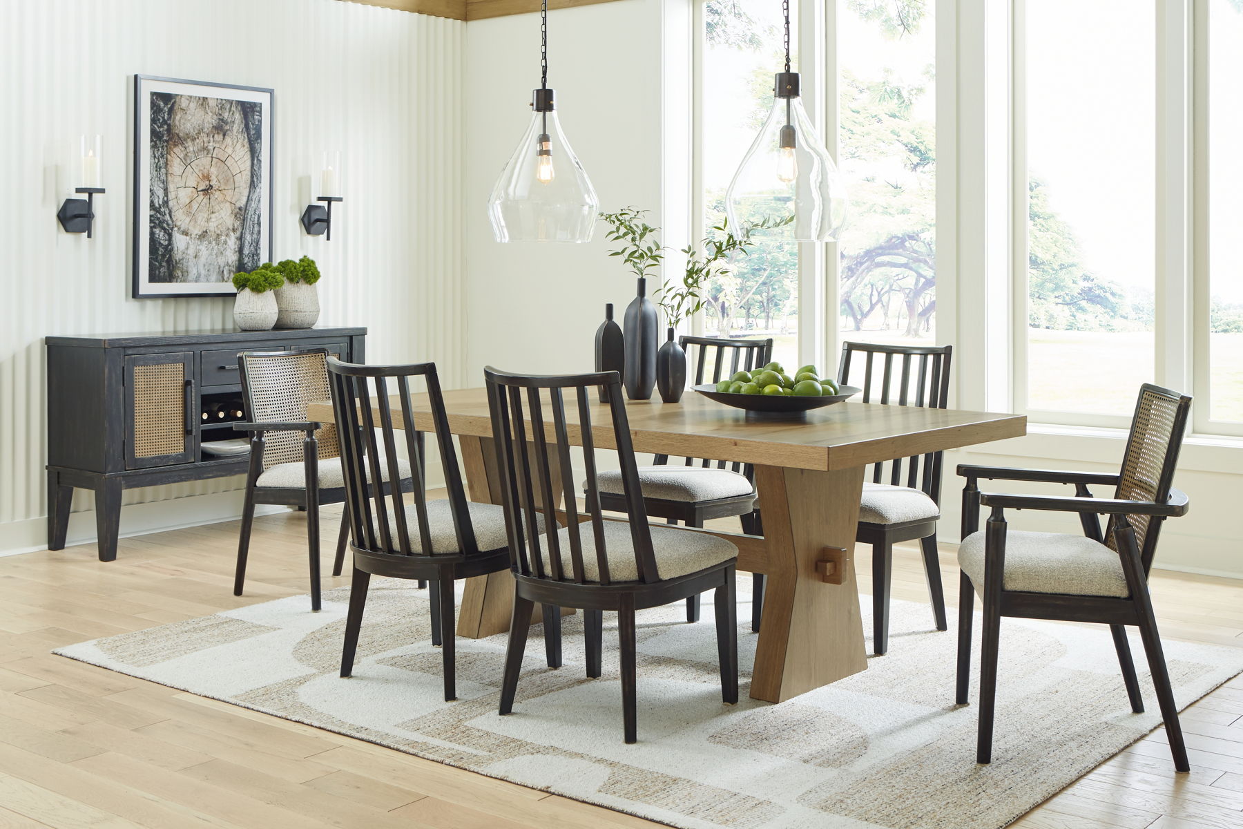 Galliden – Rectangular Dining Room Set