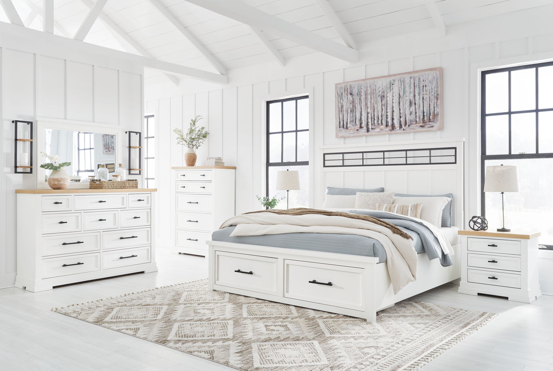 Ashbryn – Panel Storage Bedroom Set