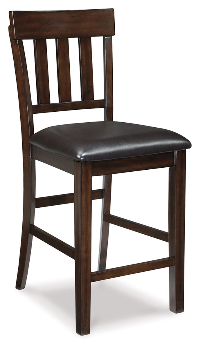 Haddigan – Dark Brown – Upholstered Barstool (Set of 2)