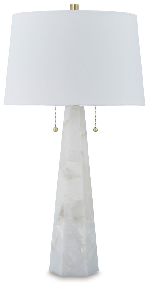 Laurellen – White – Alabaster Table Lamp