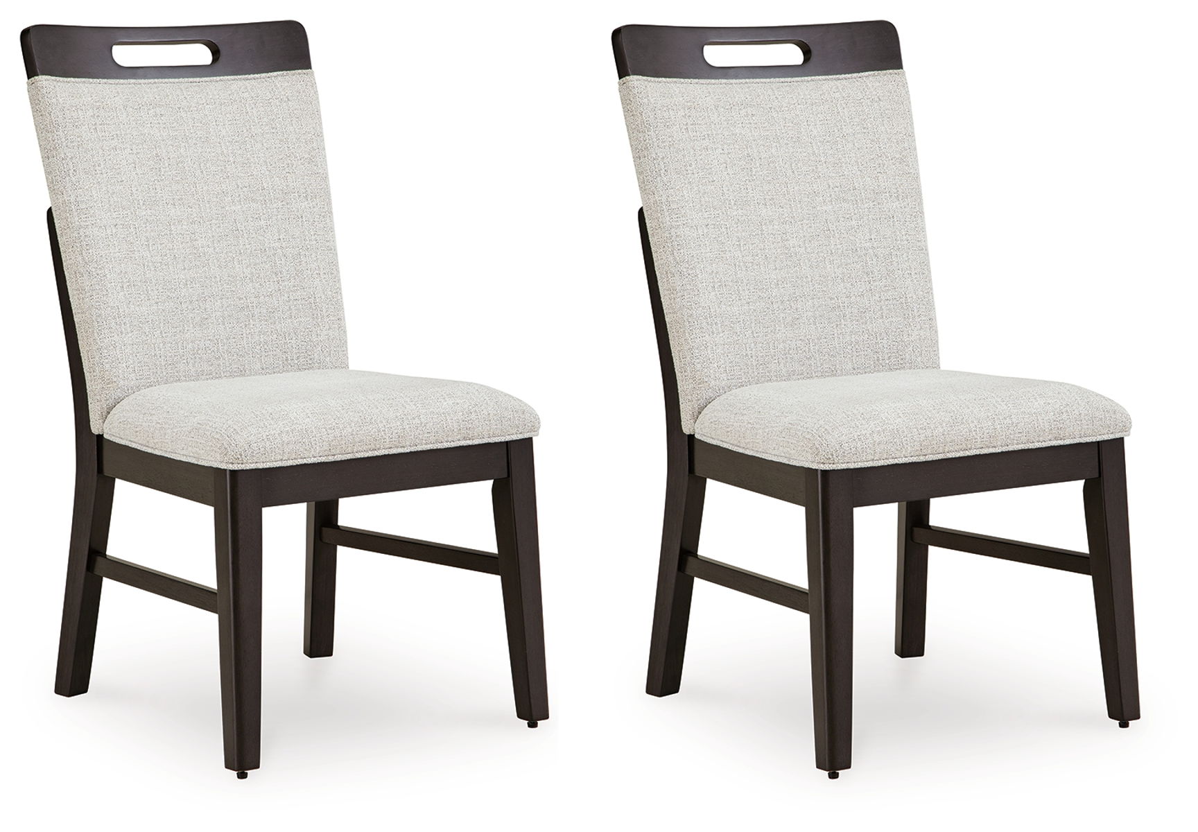 Neymorton – Light Gray / Brown – Dining Upholstered Side Chair (Set of 2)