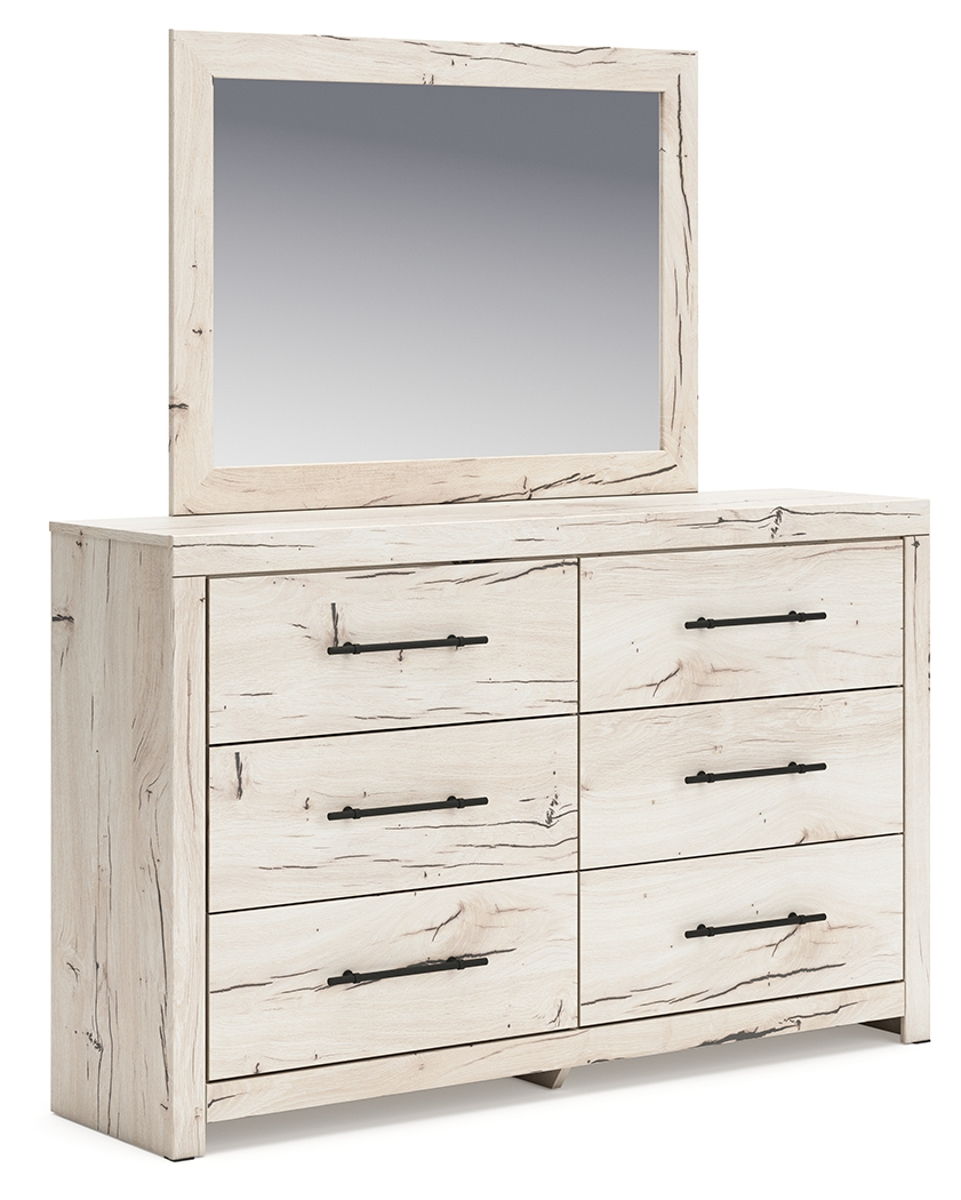 Lawroy – Light Natural – Dresser And Mirror