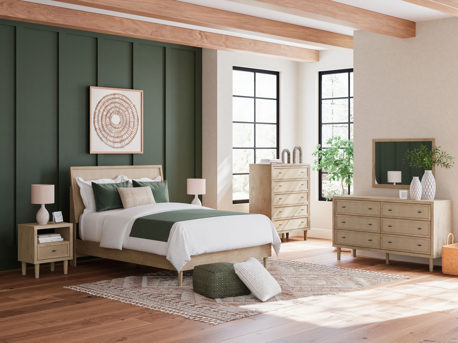 Cielden – Panel Bedroom Set