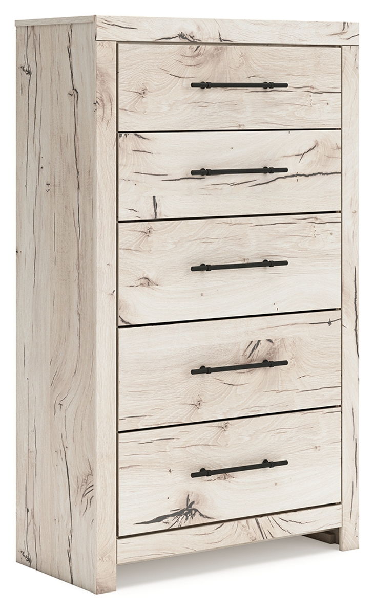 Lawroy – Light Natural – Five Drawer Chest