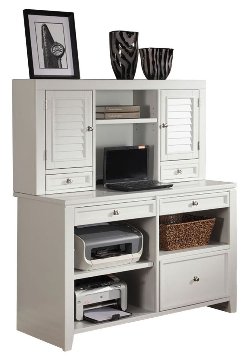 Boca – Credenza With Hutch – Cottage White