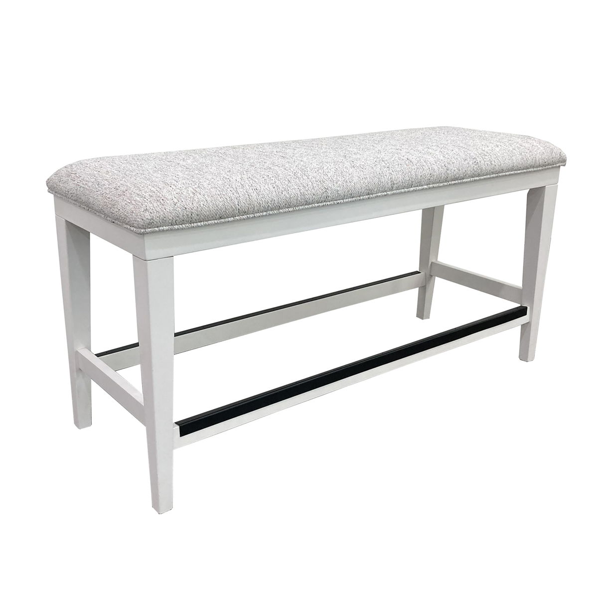 Americana Modern Dining – Upholstered Counter Bench – Cotton