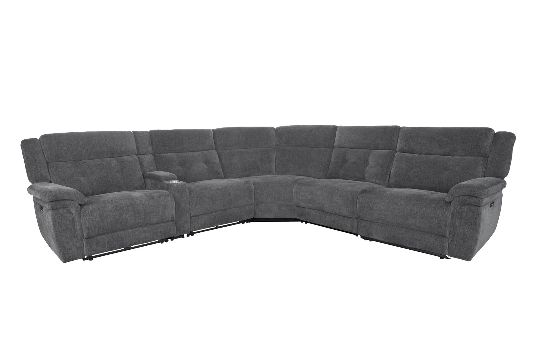 Richland – Modular Power Reclining Sectional With Power Adjustable Headrests