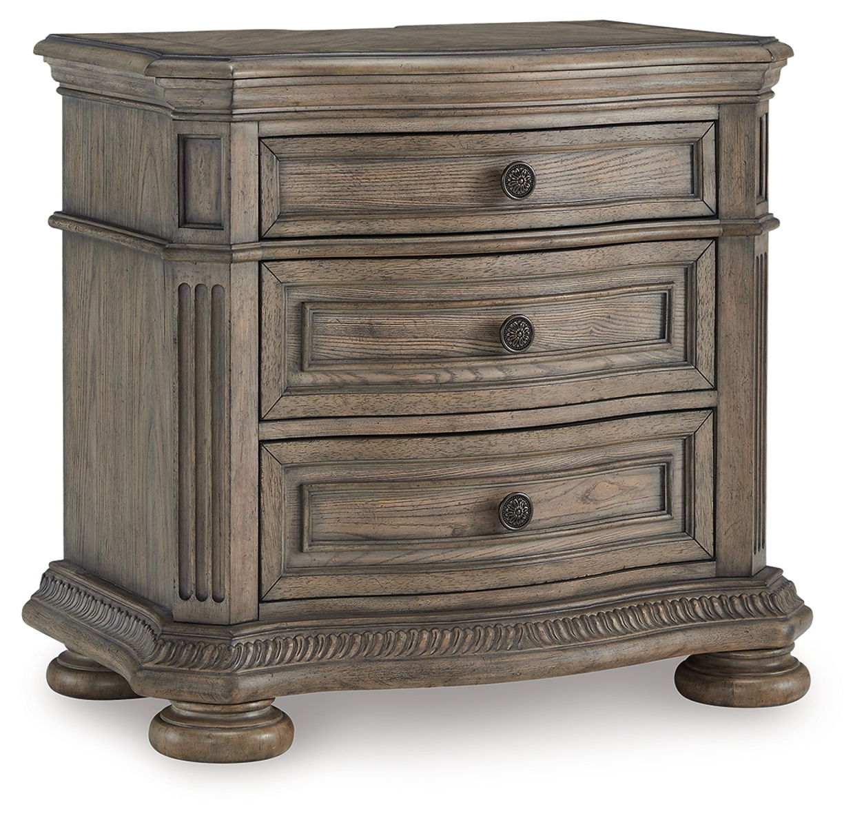 Ardenfield – Light Brown – Three Drawer Night Stand