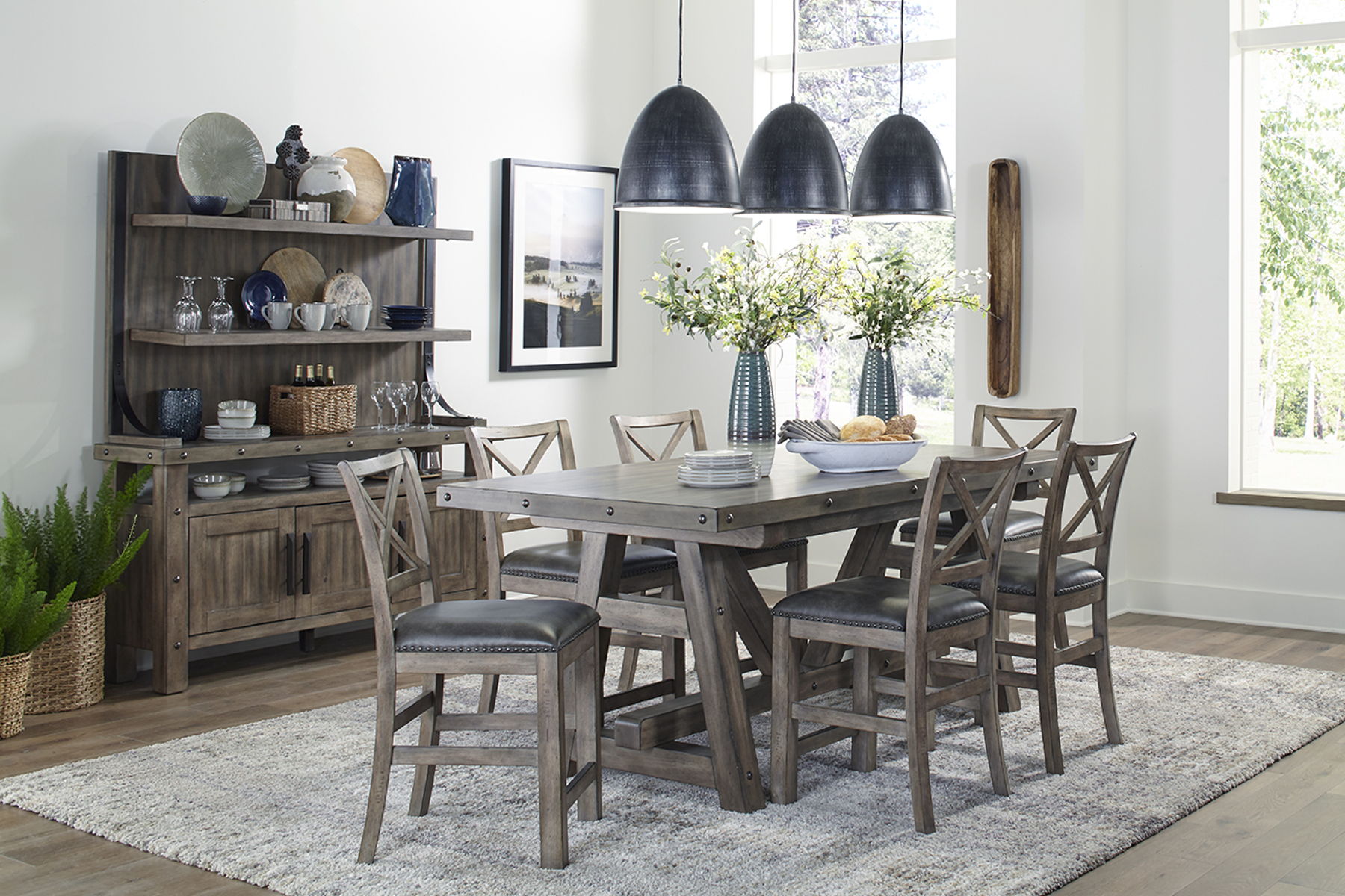 Lodge Dining – Counter Height Dining Set