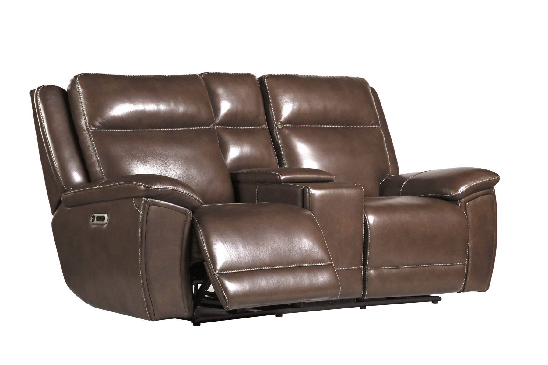 Jameson – Power Zero Gravity Console Loveseat – Hickory