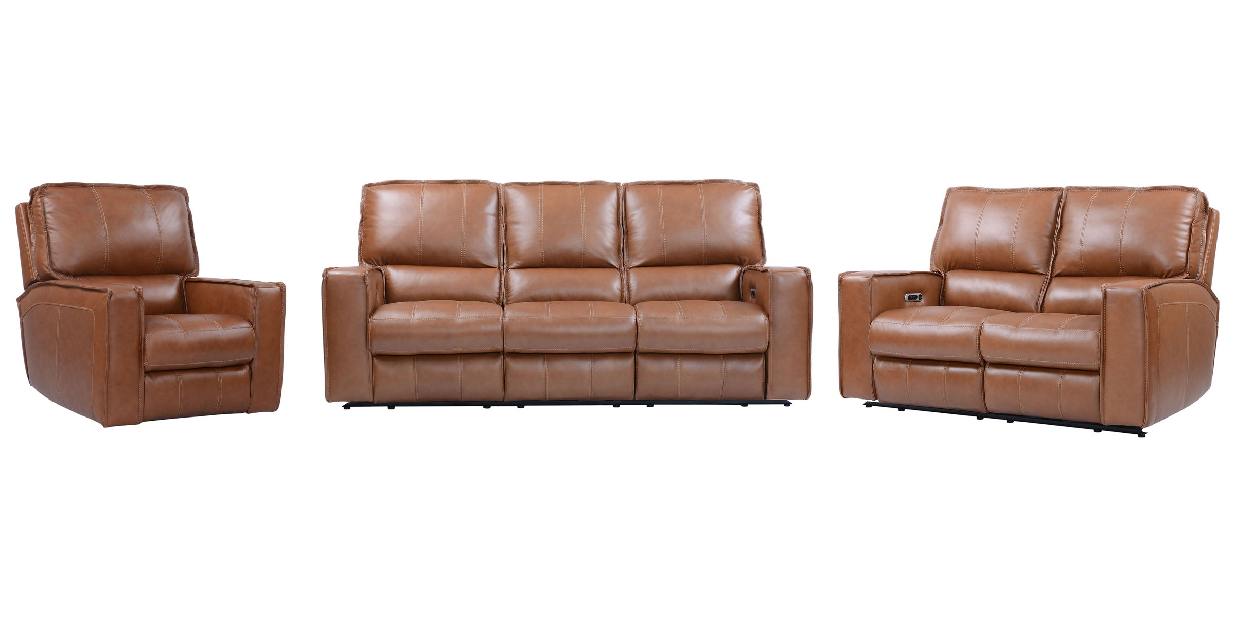 Rockford – Power Reclining Sofa Loveseat And Recliner