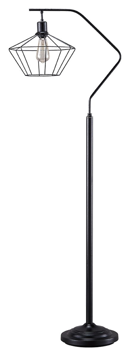 Makeika – Black – Metal Floor Lamp
