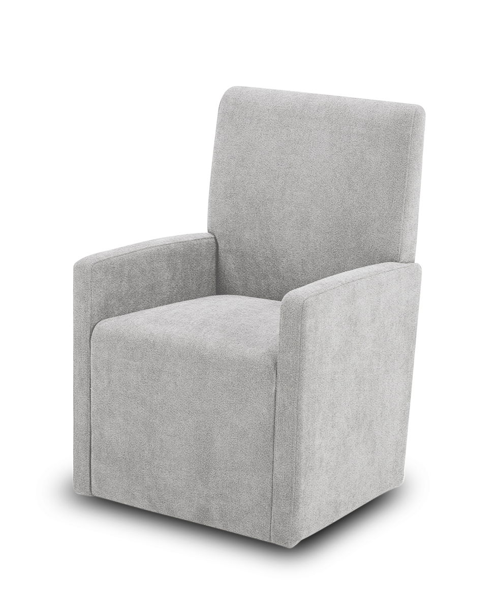 Escape – Dining Upholstered Caster Chair – Mirage Mist