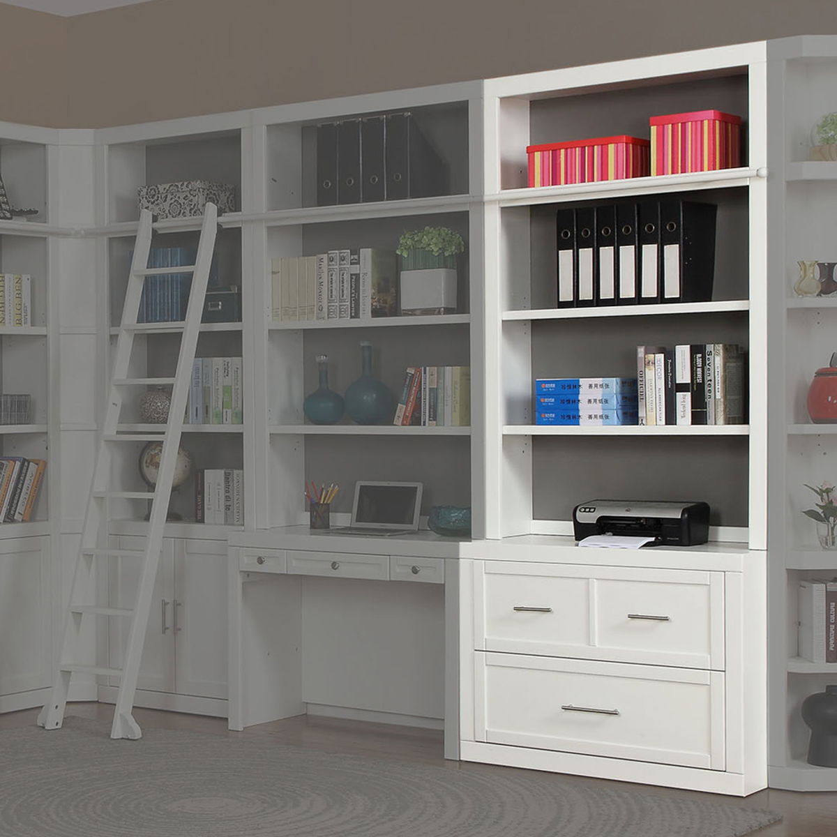 Catalina – Lateral File and Hutch – Cottage White