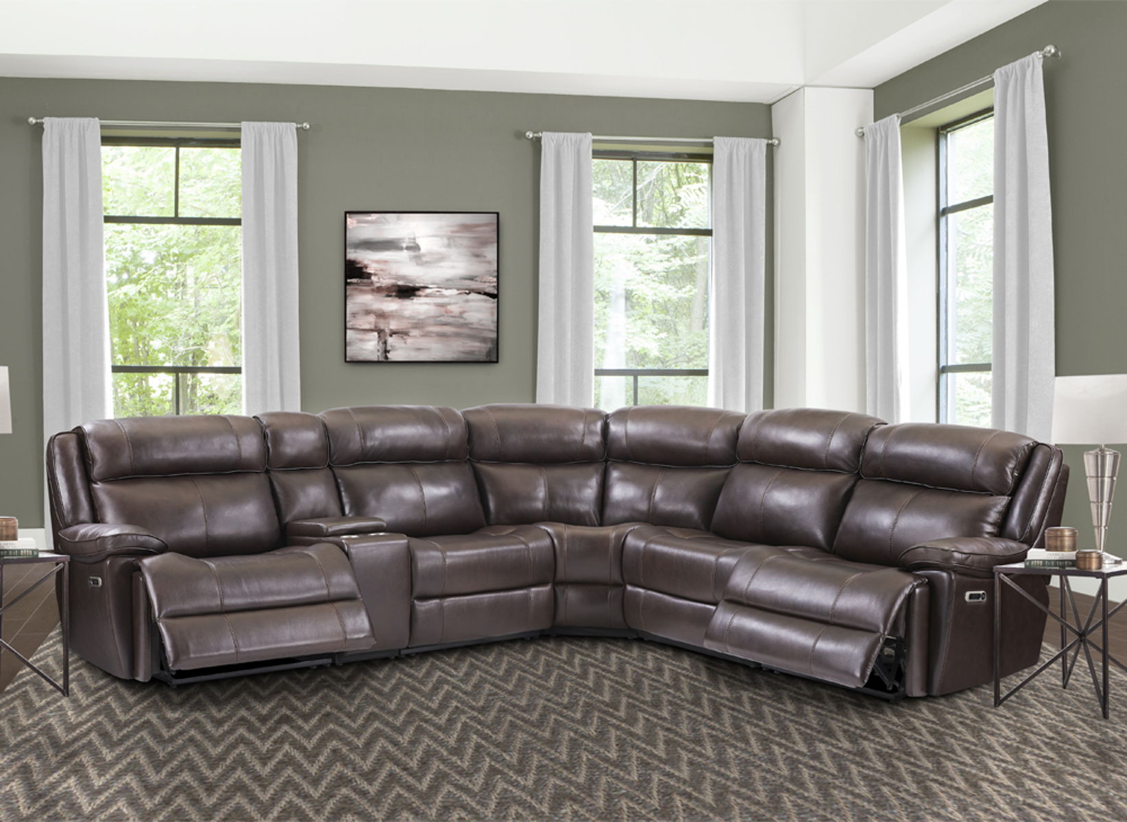 Eclipse – 6 Piece Modular Power Reclining Sectional