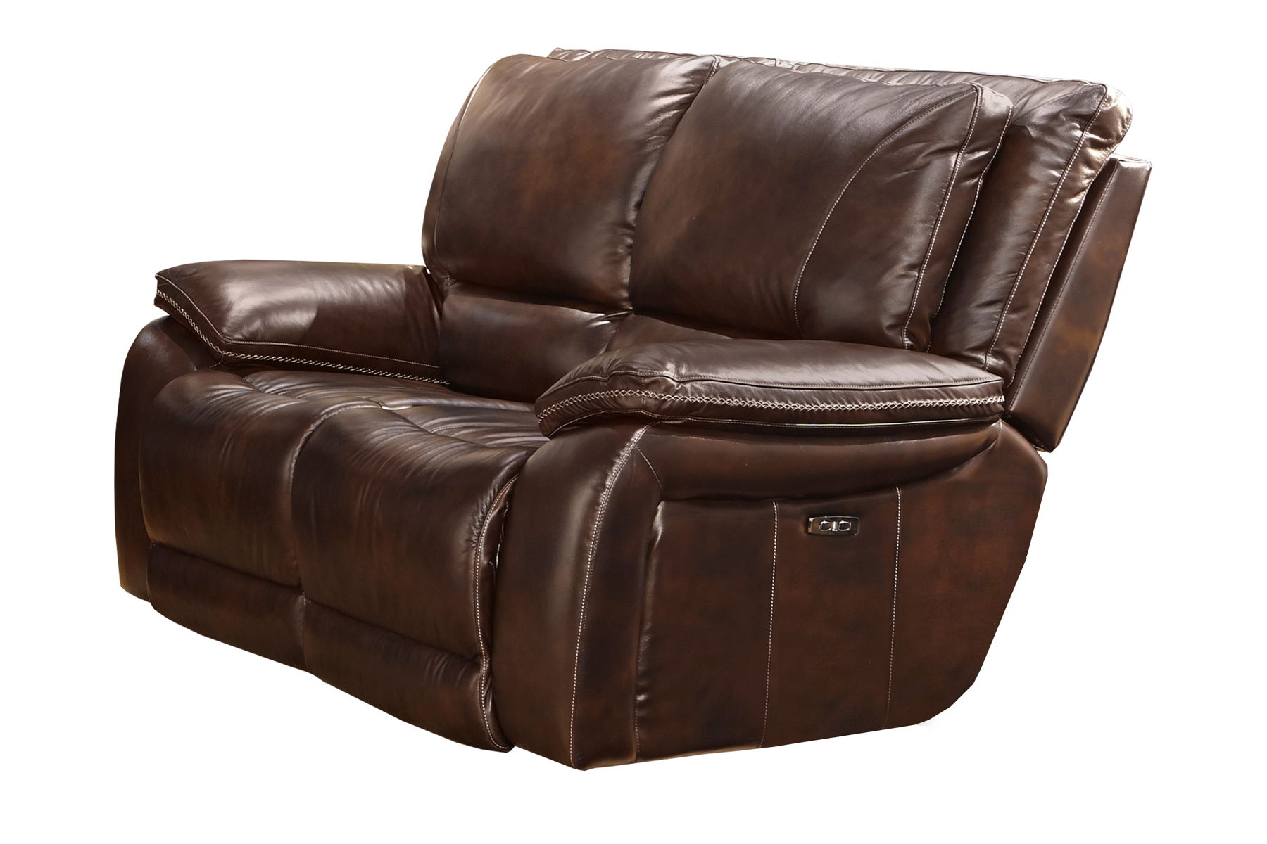 Vail – Power Loveseat – Burnt Sienna