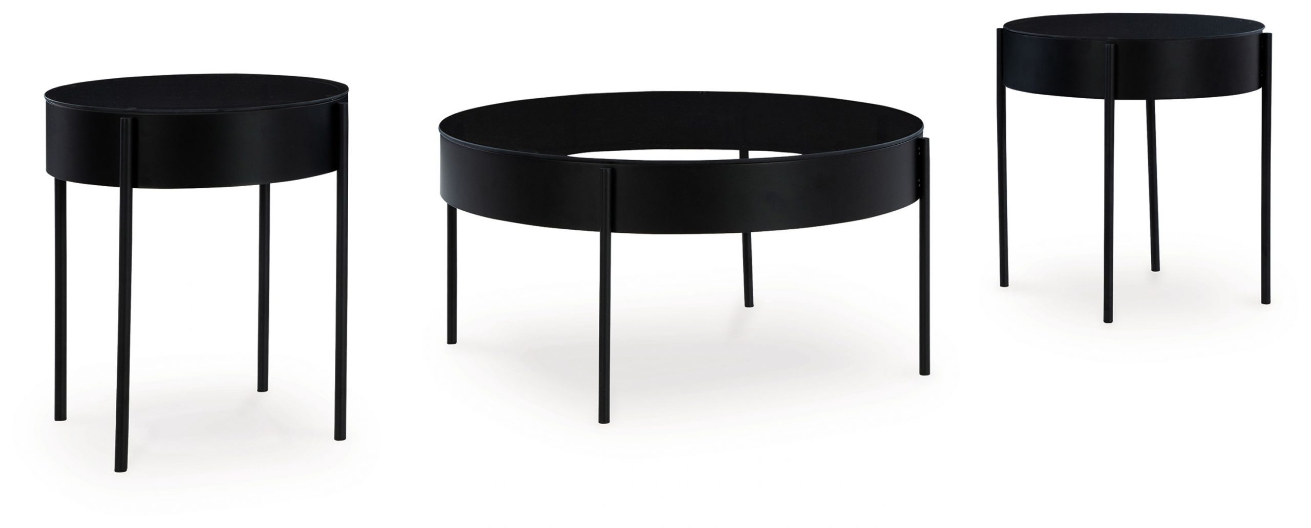 Ardoline – Black – Occasional Table Set (Set of 3)