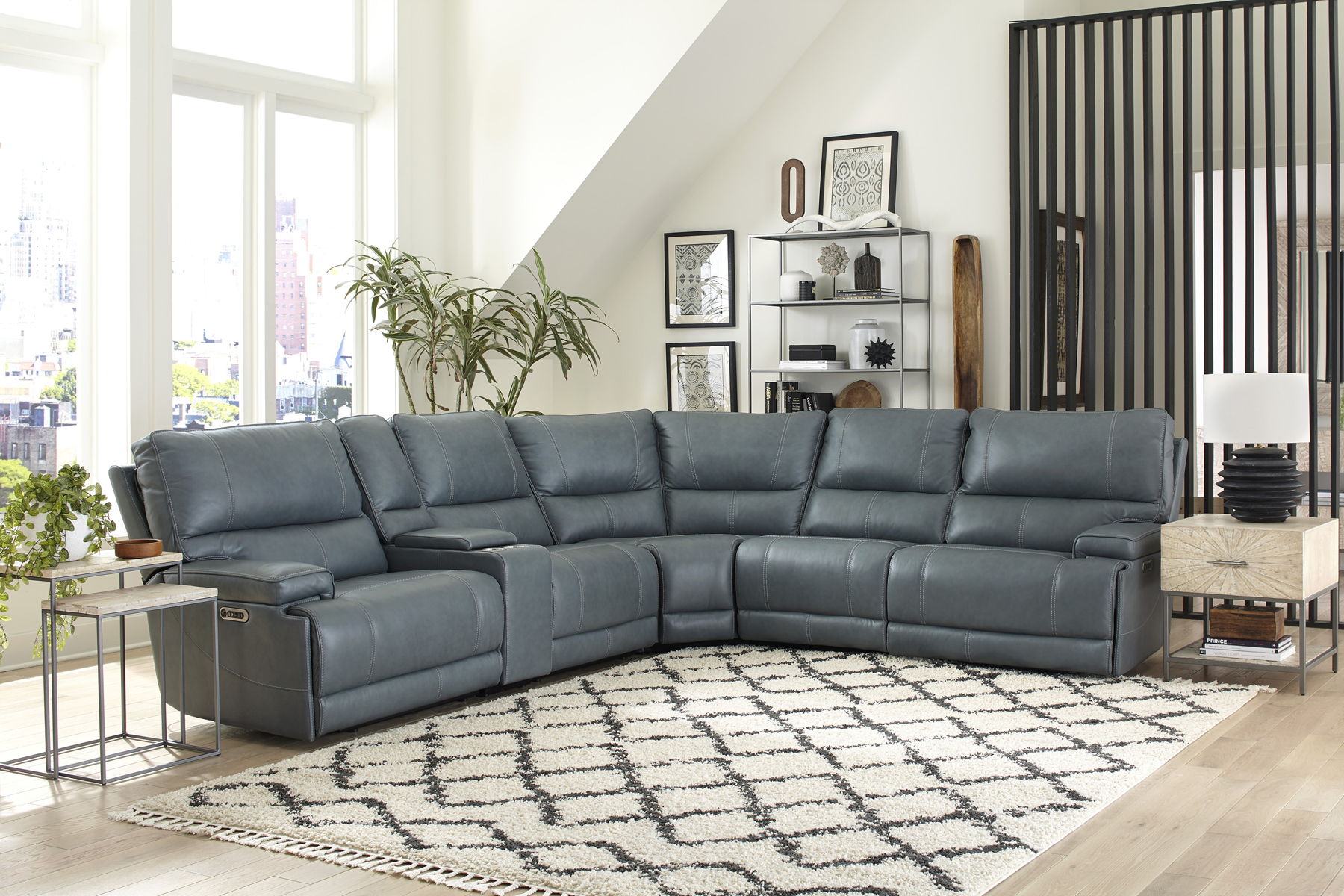 Whitman – 6 Piece Power Reclining Sectional