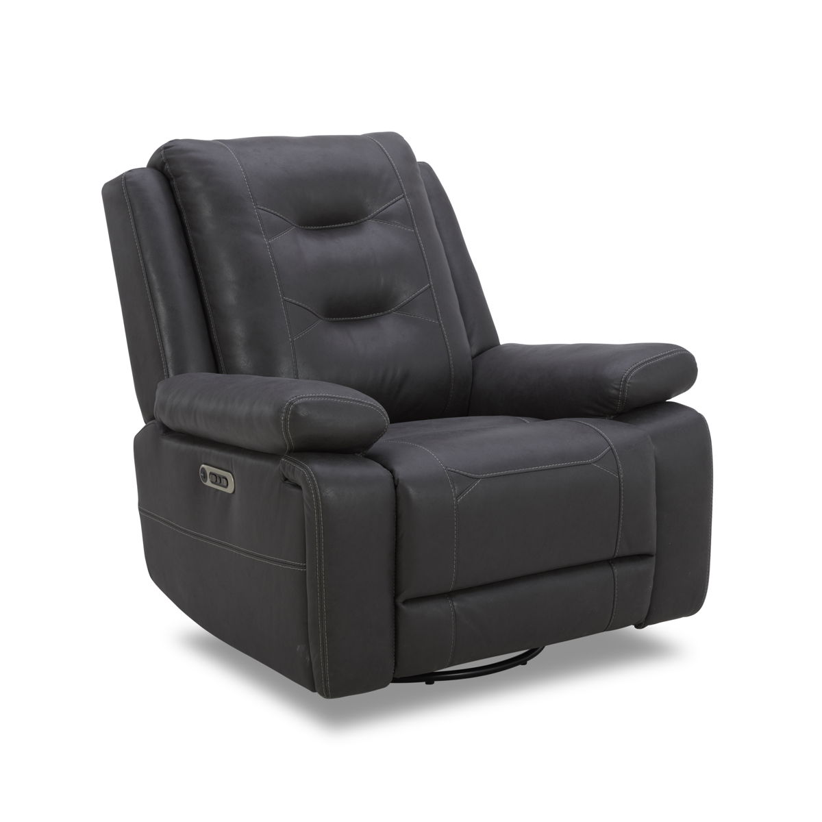 Caldwell – Power Swivel Glider Recliner – Tahoe Charcoal