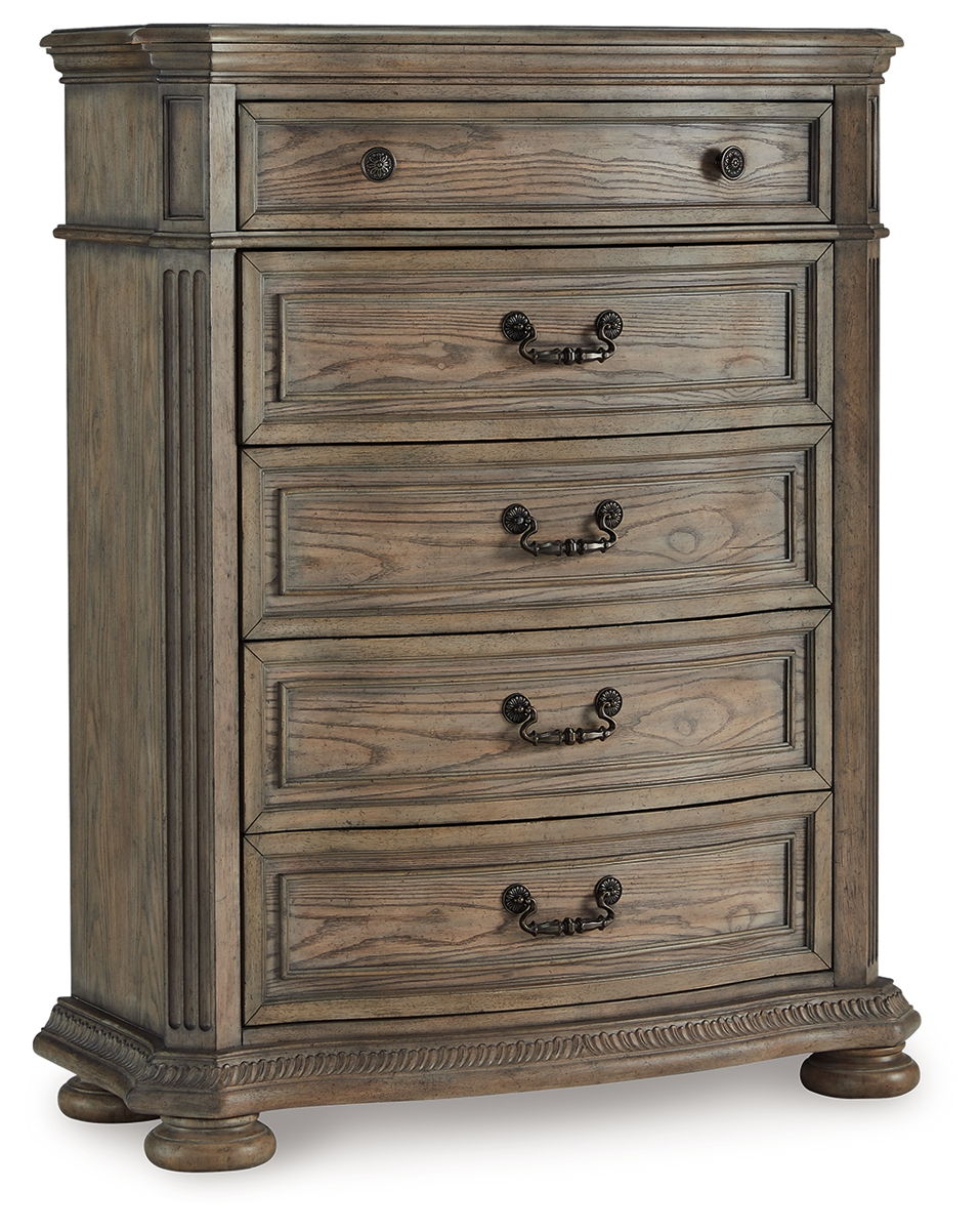 Ardenfield – Light Brown – Five Drawer Chest