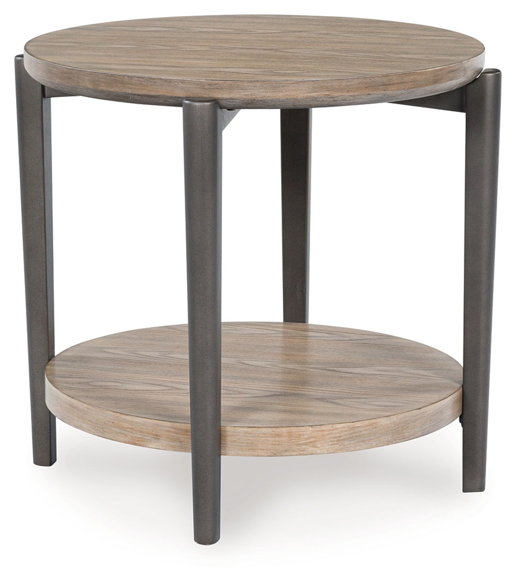 Dyonton – Light Grayish Brown – Round End Table