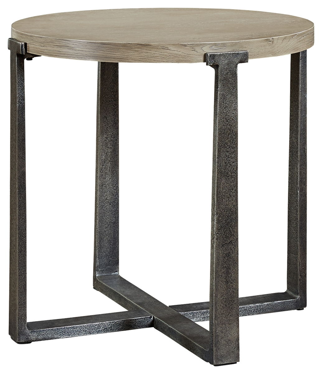 Dalenville – Gray – Round End Table