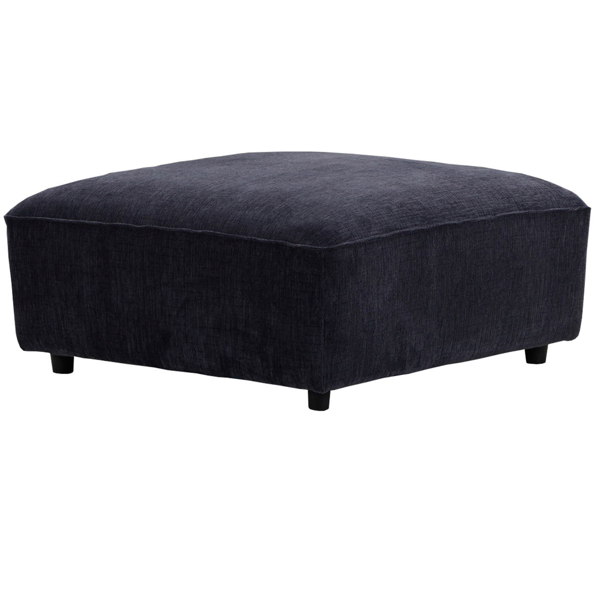 Recess – Ottoman With Casters – Reptile Blue